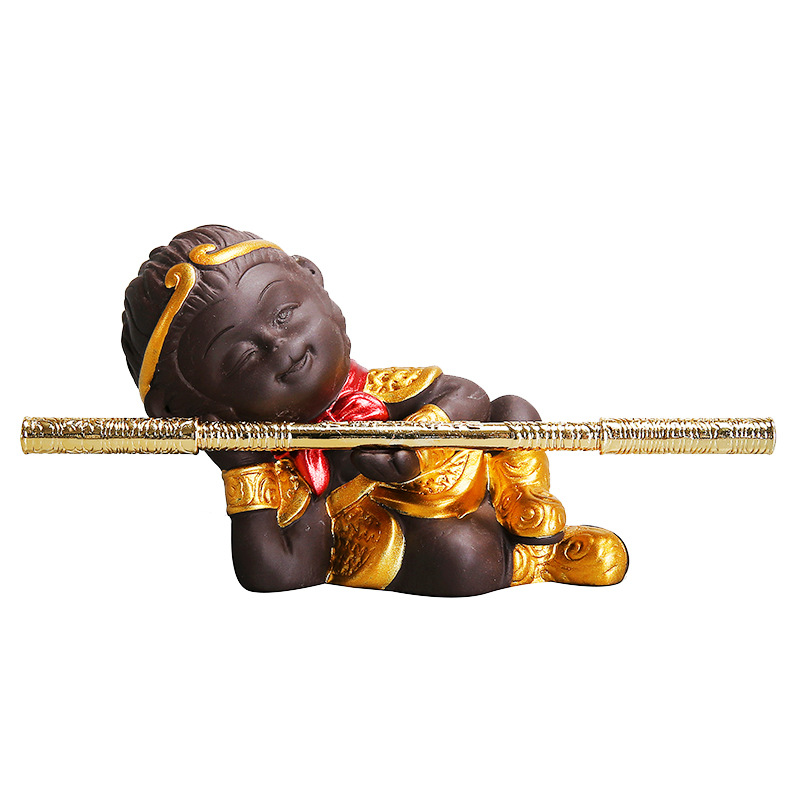 Tank Ornaments Car Ornaments Purple Sand Can Raise Tea Ornaments Tea Ceremony Accessories Fish Tank Landscaping Monkey