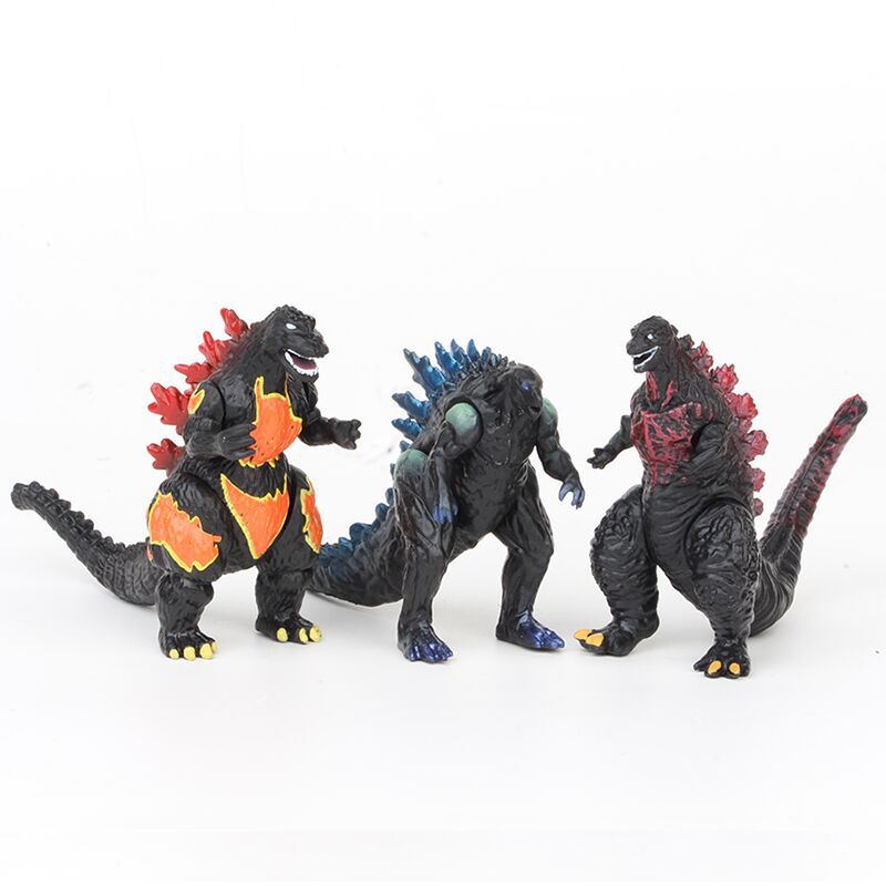 10 Models of Godzilla 2 Raton Mocha La Kedola a Dragon with Three Heads Charming Star Hand-Made Doll Car Decoration
