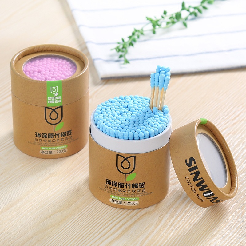 Origin200 tubes of cosmetic cotton sticks with double heads for ear cotton sticks cotton sticks wholesale