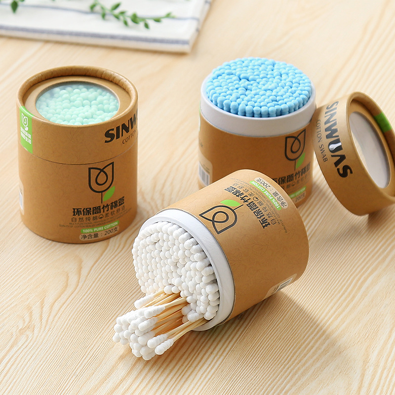 Origin200 tubes of cosmetic cotton sticks with double heads for ear cotton sticks cotton sticks wholesale