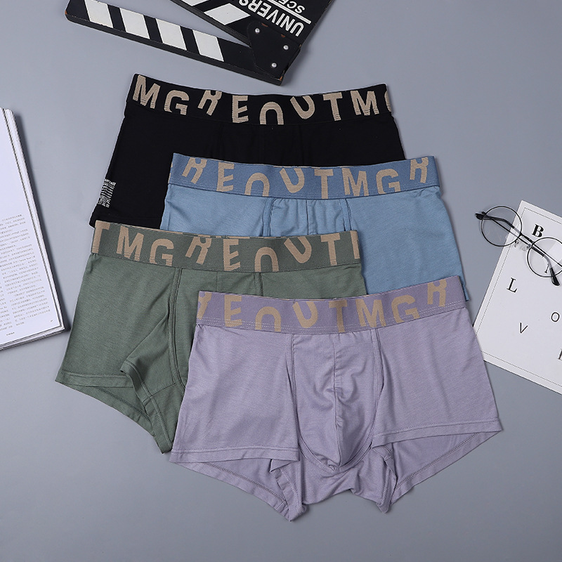 Men&#039;s Underwear, 60 Pieces, Modal Boxer Heads, Men&#039;s Fashion Mid Waist Four-Corner Men&#039;s Underwear, Wholesale and Delivery