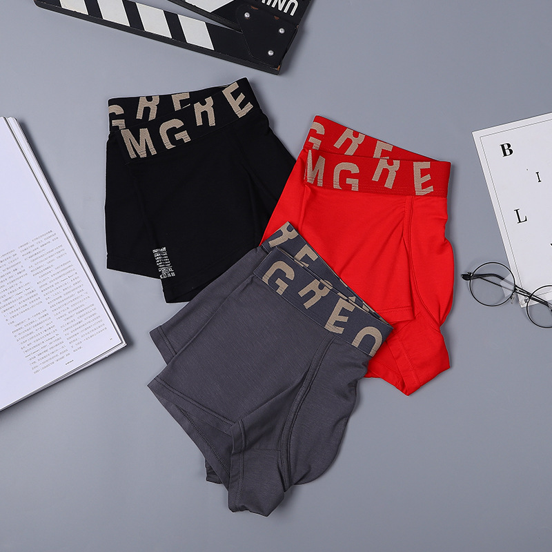 Men&#039;s Underwear, 60 Pieces, Modal Boxer Heads, Men&#039;s Fashion Mid Waist Four-Corner Men&#039;s Underwear, Wholesale and Delivery