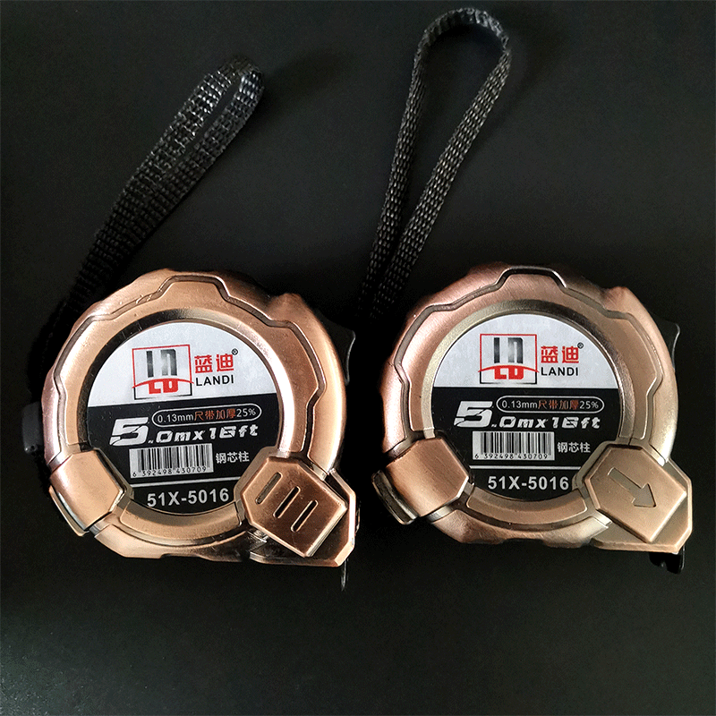Manufacturer Landy Electroplating Tape 5 M Thick Ruler Shell Custom Steel Tap 5 M Tape Custom Logo