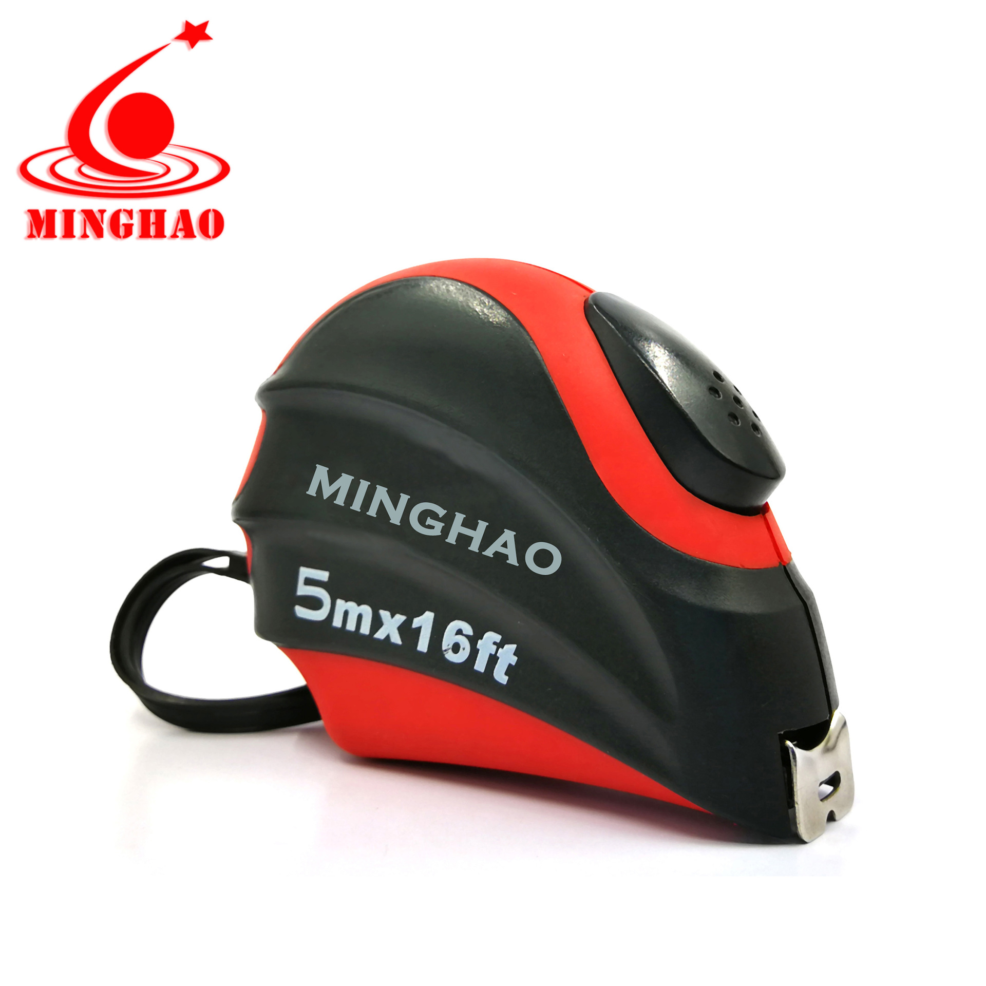 Rubber and Plastic Metric Tape Measure 5 M Steel Tap Double-Sided Woodworking Building Tape Measure Household