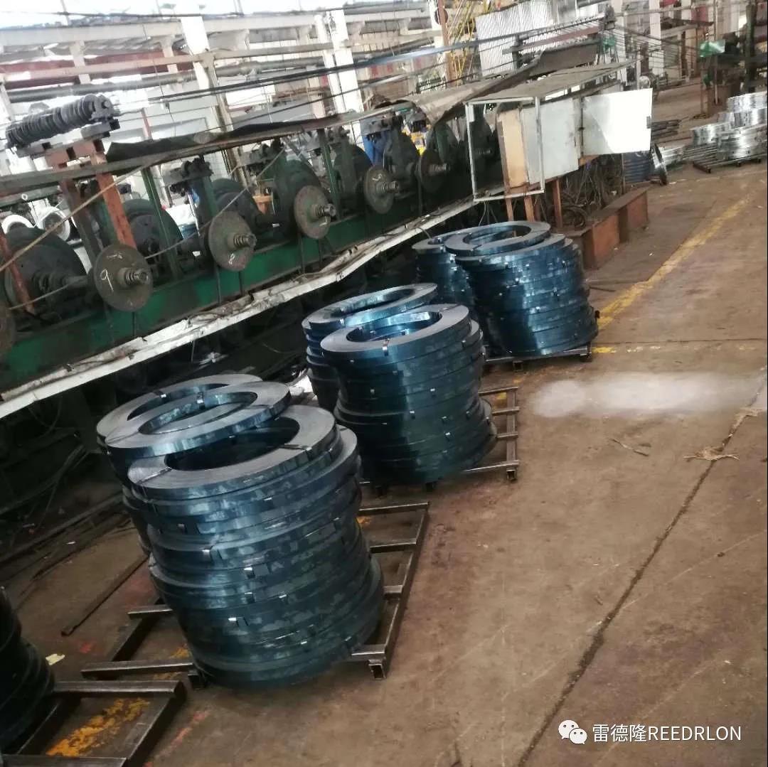 Baked Blue Metal Strap/Steel Packing Tape 4Pcs/Iron Packing Strap