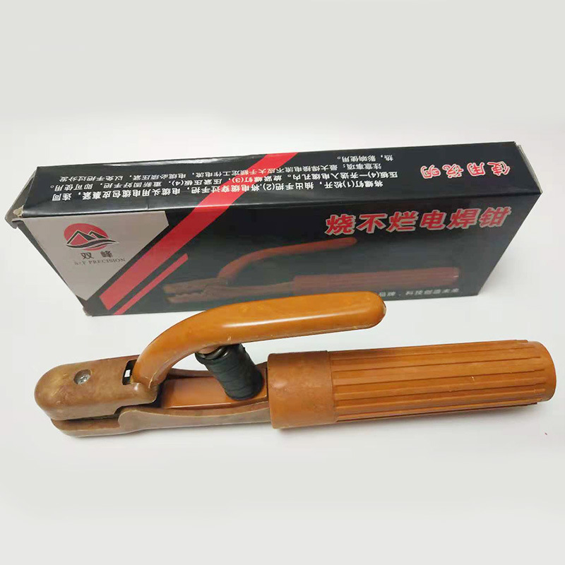 Electric Welding Pliers 800A Shuangfeng Electric Welding Pliers Forging Non-Scald Welding Clamp Industrial Grade Weld Handle Factory Wholesale