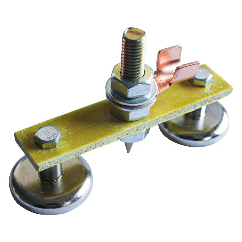 Sheet Metal Repair Machine Ground Clamp Copper Welding Artifact Meson Machine Car Portable Meson Machine Ground Wire Strong Magnetic Iron Setting Artifact