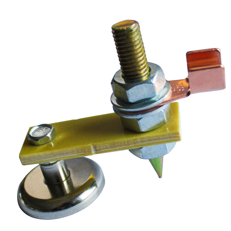 Sheet Metal Repair Machine Ground Clamp Copper Welding Artifact Meson Machine Car Portable Meson Machine Ground Wire Strong Magnetic Iron Setting Artifact