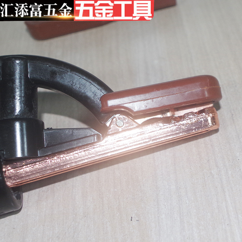 Enyuan Electric Welding Pliers Korean Welding Pliers Weld Handle 600A Red Copper Non-Scald Lightweight Durable Welding Clamp Welding Eyhs600a