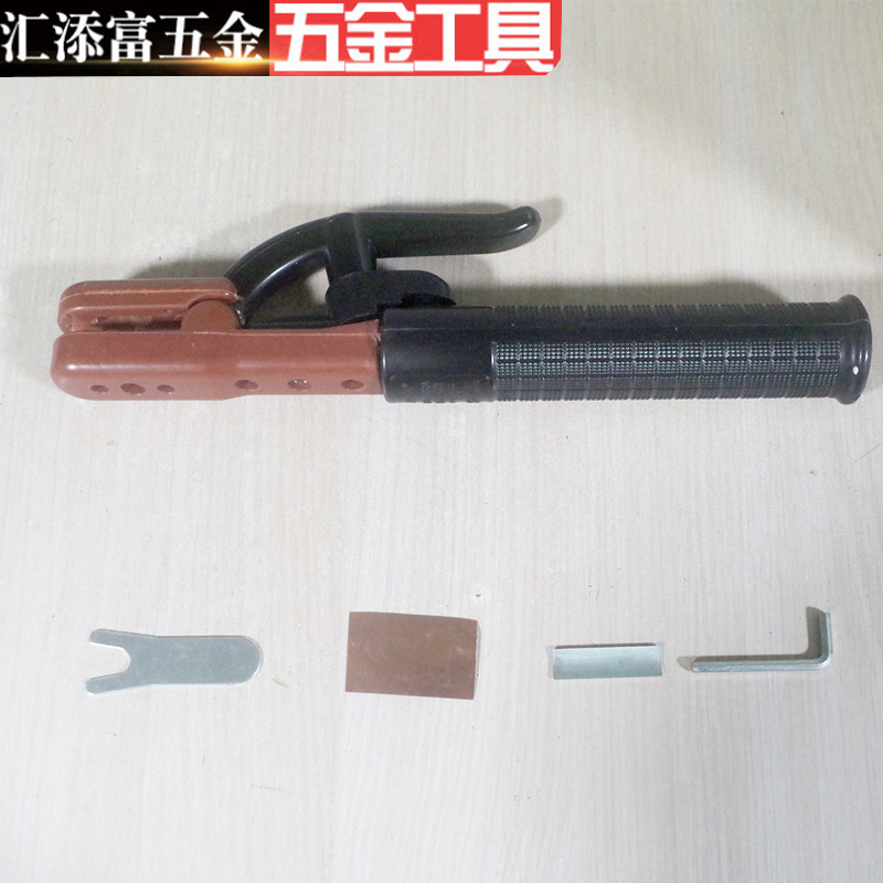 Enyuan Electric Welding Pliers Korean Welding Pliers Weld Handle 600A Red Copper Non-Scald Lightweight Durable Welding Clamp Welding Eyhs600a