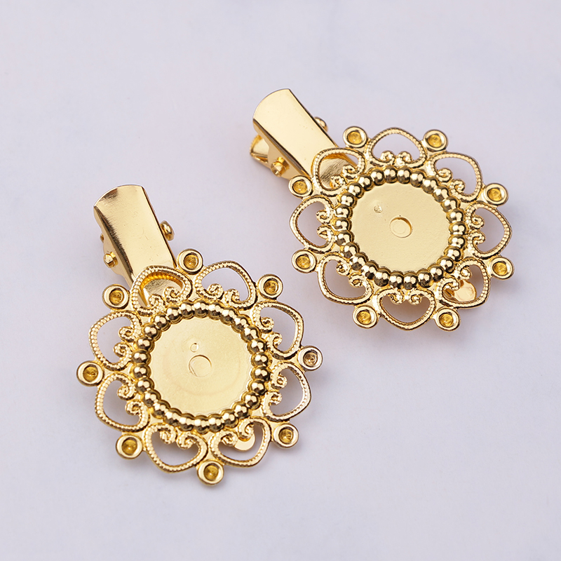 DIY Laminate Duckbill Clip Welding Side Clip Iron Clamp Barrettes Handmade Fine Workmanship and Wind Antiquity Hair Clasp