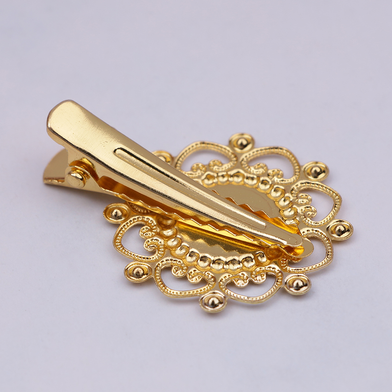 DIY Laminate Duckbill Clip Welding Side Clip Iron Clamp Barrettes Handmade Fine Workmanship and Wind Antiquity Hair Clasp