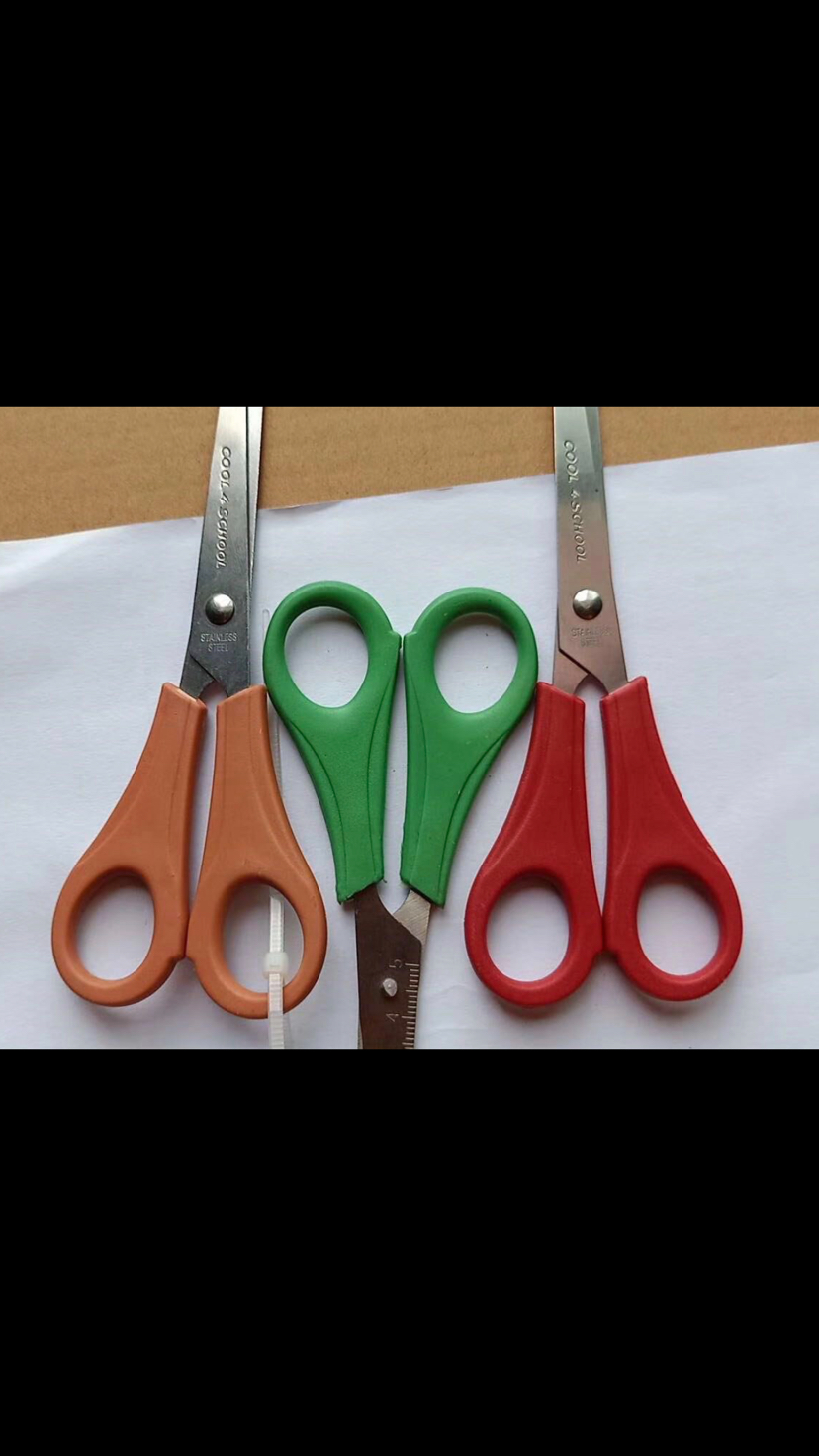 Popular South American scale scissors student hand-made scissors can be printed with customer LOGO