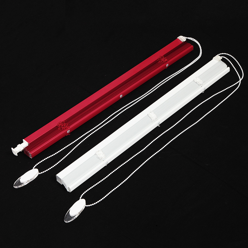 Bead Chain Manual Aluminum Louver office living room shade or pull Bead shutter blinds