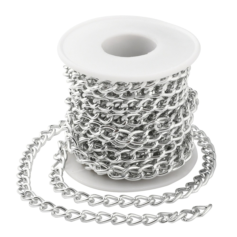 Necklace Semi-Finished Products Metal Chain DIY Ornament Accessories Luggage Chain Aluminum Chain Aluminum Chain