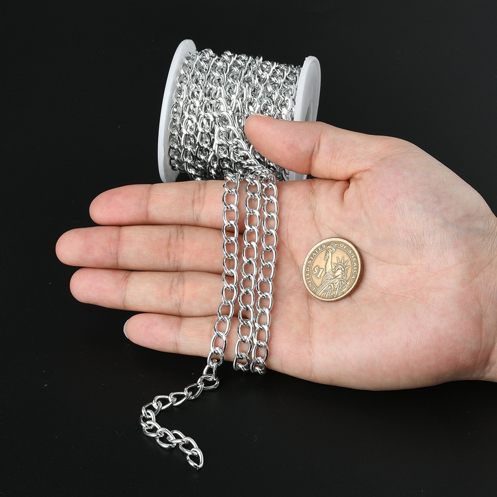 Necklace Semi-Finished Products Metal Chain DIY Ornament Accessories Luggage Chain Aluminum Chain Aluminum Chain