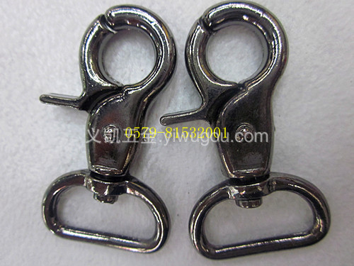 098 # button zinc alloy key chain pet dog bag buckles metal keychains key chain  
