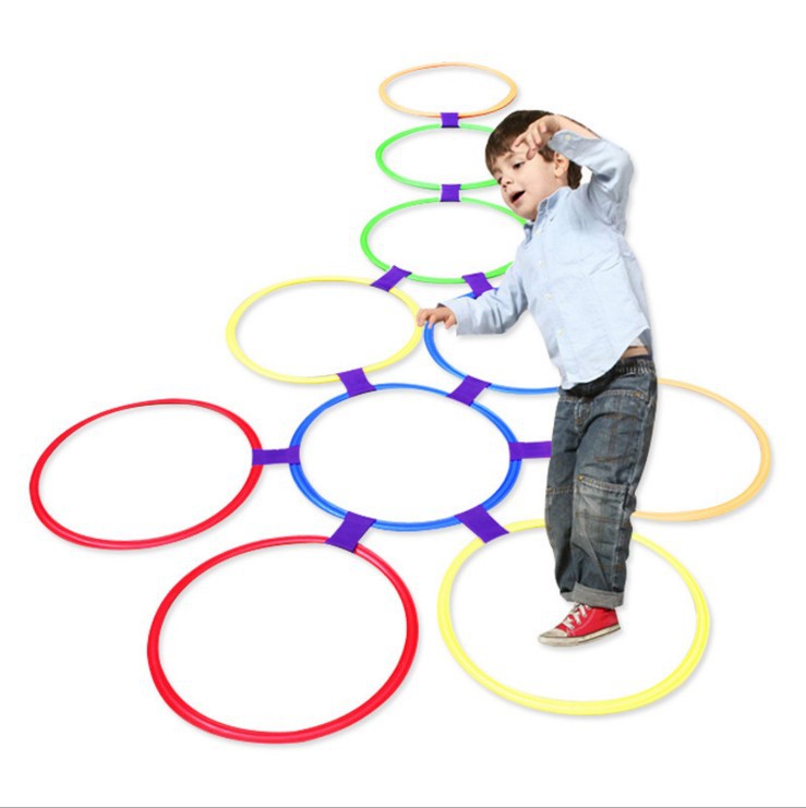 Direct selling football training ring with buckles 30cm40cm jump lattice hopscotch quick circle training circle physical training