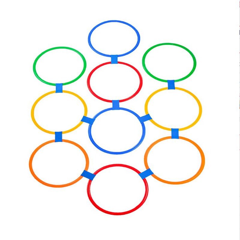 Direct selling football training ring with buckles 30cm40cm jump lattice hopscotch quick circle training circle physical training