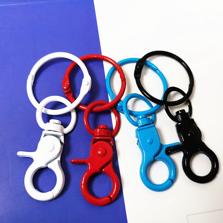 Snap Hook Handbag Ribbon Hook Buckle 3 Points Fish Mouth Buckle Hardware Luggage Buckle Zinc Alloy Pet Hooks Pet Buckles