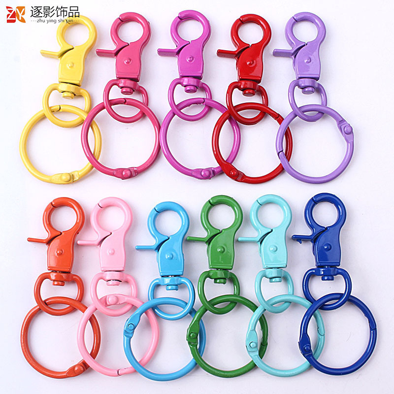 Keychain DIY Ornament Accessories Lobster Buckle Dog Key Chain Keychain Accessories Factory Direct Sales Pet Buckles