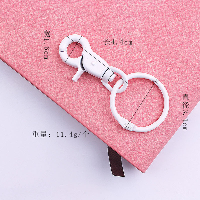 Keychain DIY Ornament Accessories Lobster Buckle Dog Key Chain Keychain Accessories Factory Direct Sales Pet Buckles