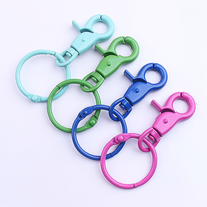 Keychain DIY Ornament Accessories Lobster Buckle Dog Key Chain Keychain Accessories Factory Direct Sales Pet Buckles