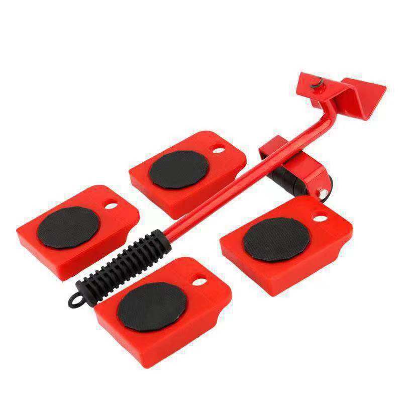 Moving Fantastic Bag Triple Swivel Caster Mobile Furniture Moving System Furniture Moving System Universal Wheel Pulley Base Weight Handling Gadget Tools