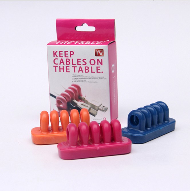 Direct wholesale TV PVC data cable clip desktop data cable wire fixing clip