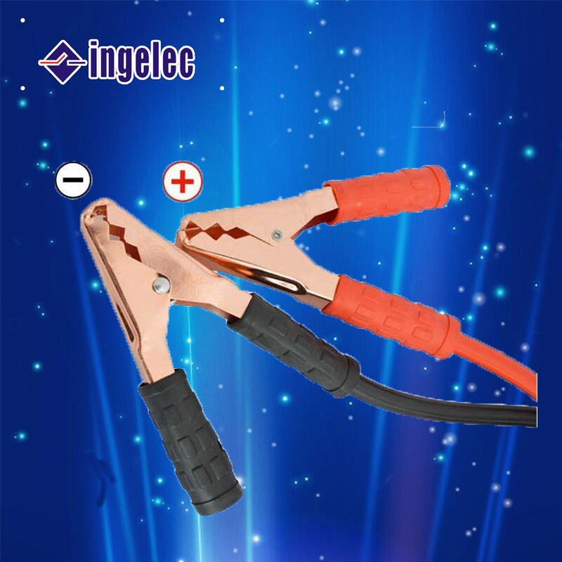 Car Battery Fire Line Battery Clip Battery Cable Connecting Line Foot 2.4 M 500A