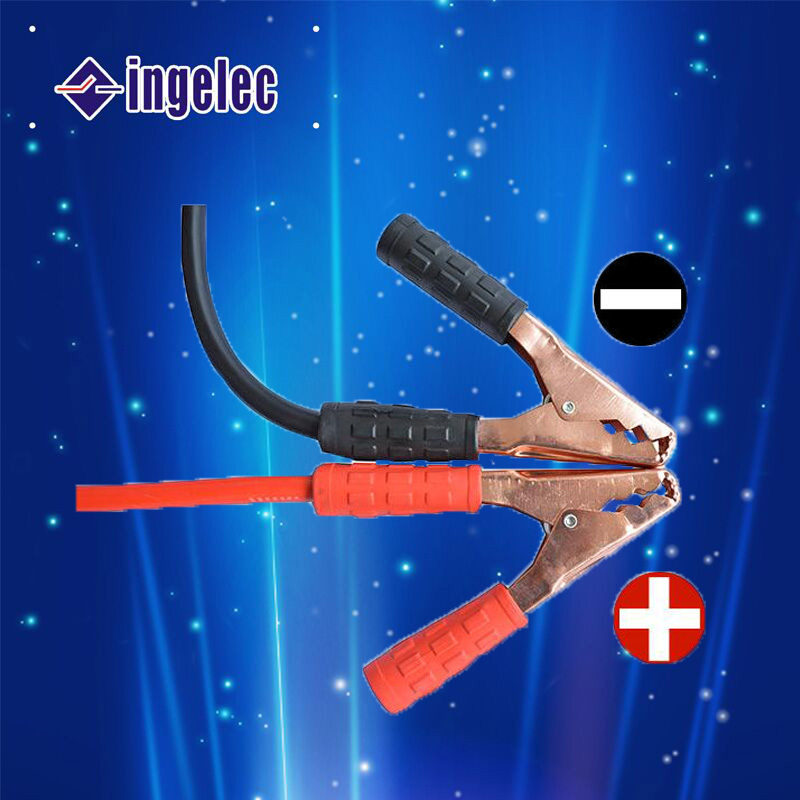 Car Battery Fire Line Battery Clip Battery Cable Connecting Line Foot 2.4 M 500A