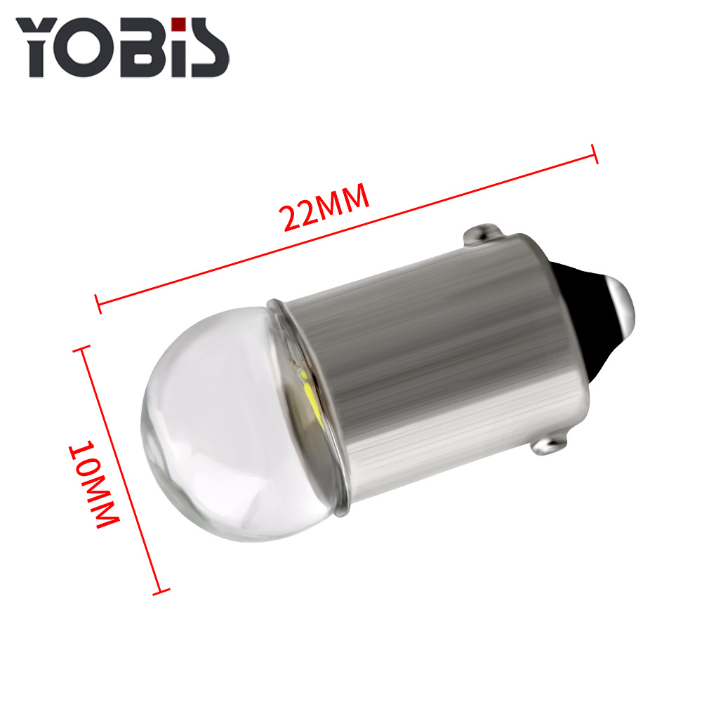 Youbisi BA9s 3030 Led Glass High Temperature Resistant Cover T4w Bulb Width Light BA9s Lamp Holder Highlight