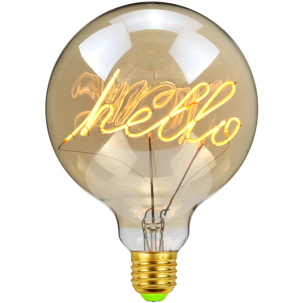 LED Filament and Bulb Glass Bulb E27 Screw Lamp Holder