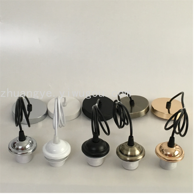 Full Screw Lamp Holder Suspension Wire Ceiling Lamp Shades Lamp Holder Lighting Lamp Bulb Accessory Strap Ceiling Panel