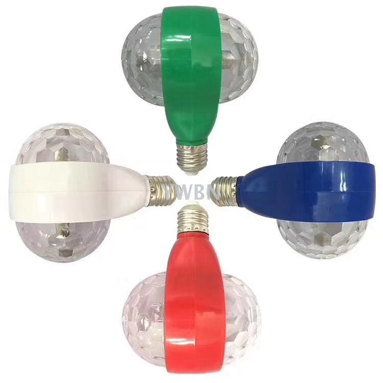 Double headed LED bulb E27 B22 lamp holder optional