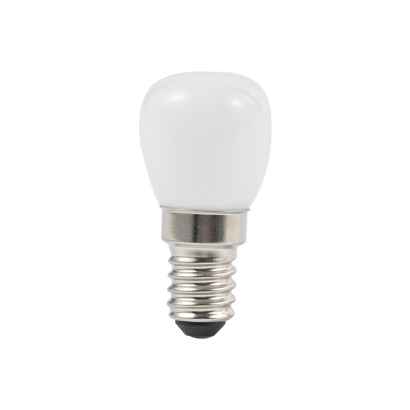 E12 E14 Refrigerator Light 220V Milk White Glass Pc Cover 1W Bulb Customized Brass Lamp Holder