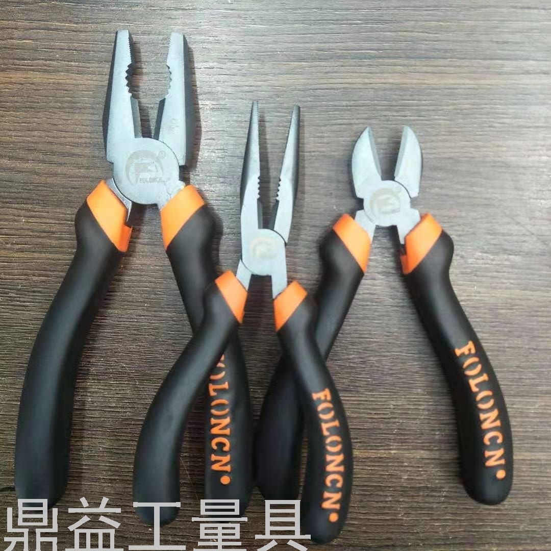 Wire Cutter Pointed/Slanting Forceps Electrician 6/8-Inch Labor-Saving Vice Multi-Functional Industrial-Grade Manual Pliers Tool