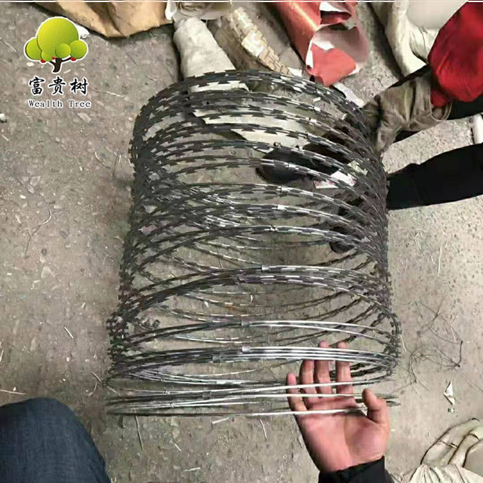 Direct Factory BTO-22 Razor Barbed WIre 7kg Roll 7m Length Separation Fence Garden  Farm Airport Security Fencce