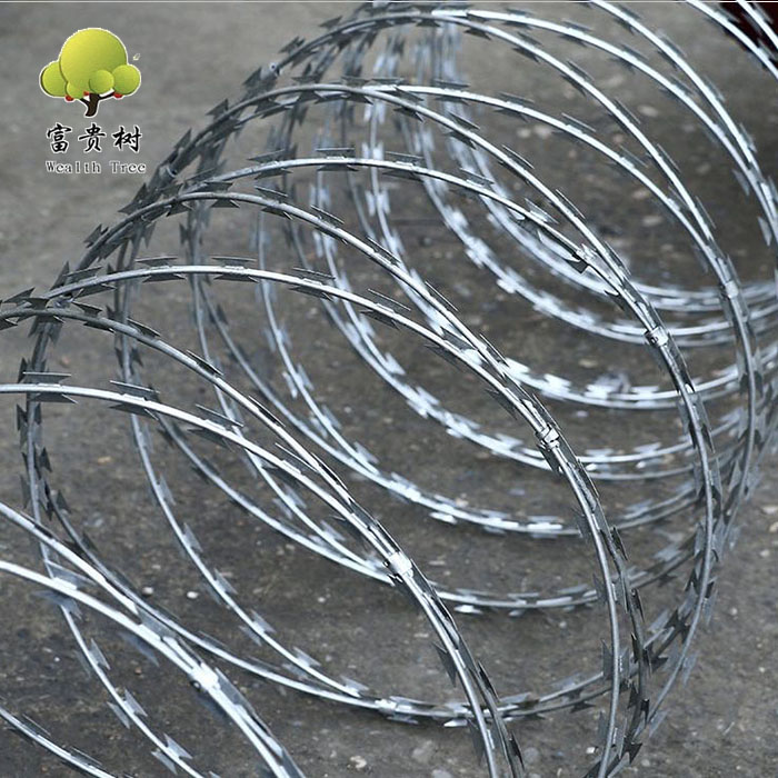 Direct Factory BTO-22 Razor Barbed WIre 7kg Roll 7m Length Separation Fence Garden  Farm Airport Security Fencce