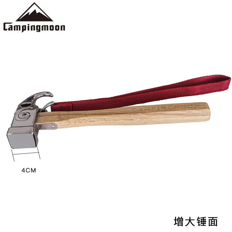 Campingmoon Outdoor Stainless Steel Angle Camp Hammer Claw Hammer Hammer Knock Stake Tent Nail