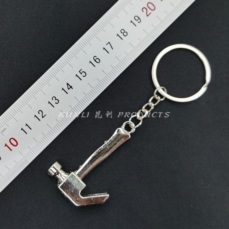 Gadget Keychain Hammer Hammer Claw Hammer Metal Alloy Key Chain Promotional Advertising Gifts Gifts