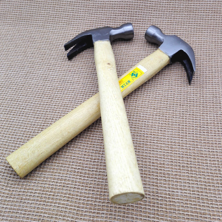 L2231 Wooden-Handle Claw Hammer 5 Home Hardware Tools Big Hammer Yiwu Ten Yuan Store 9.9 Stall Supply