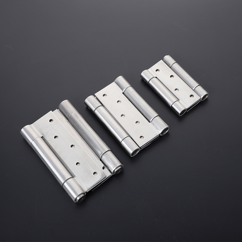 Stainless Steel Spring Butt Hinge Hinge American Single Door Double Door Hinge Invisible Door Hinge Self-Closing Door Rebound