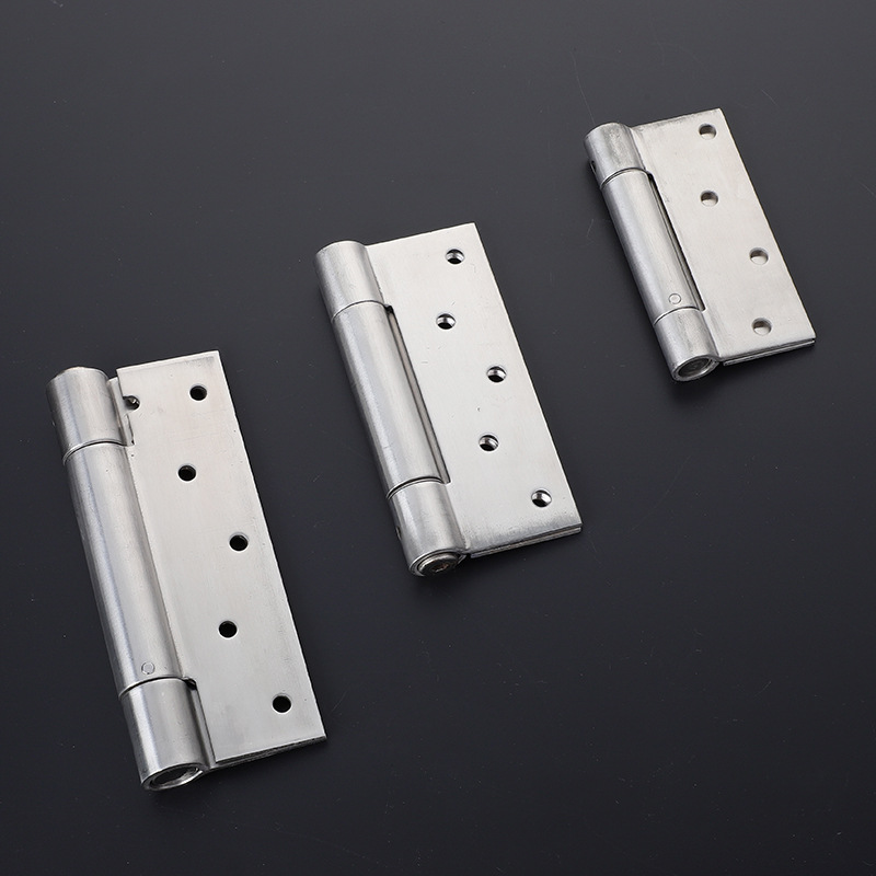 Stainless Steel Spring Butt Hinge Hinge American Single Door Double Door Hinge Invisible Door Hinge Self-Closing Door Rebound