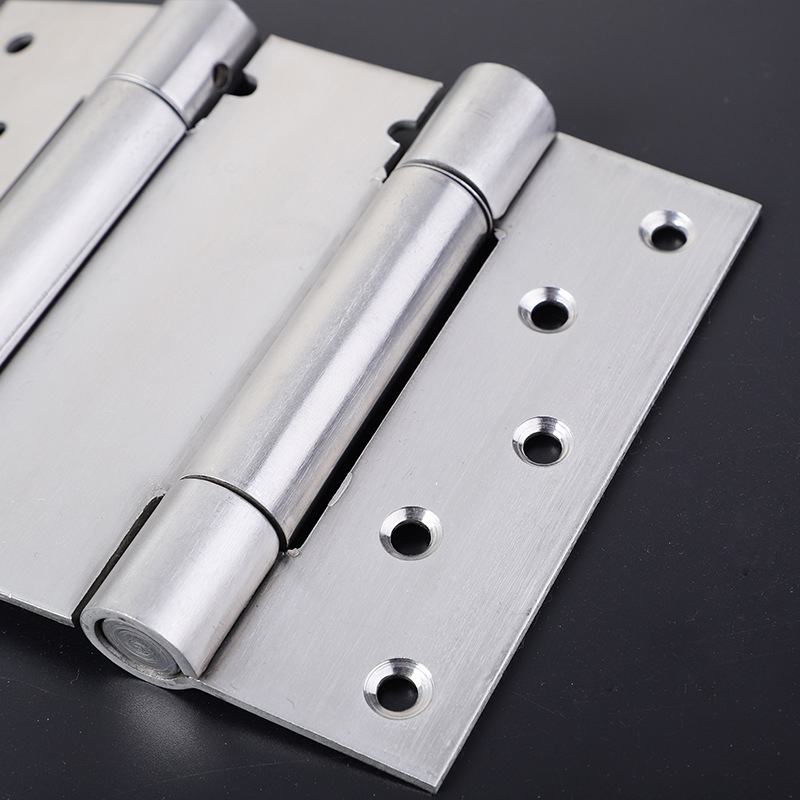 Stainless Steel Spring Butt Hinge Hinge American Single Door Double Door Hinge Invisible Door Hinge Self-Closing Door Rebound