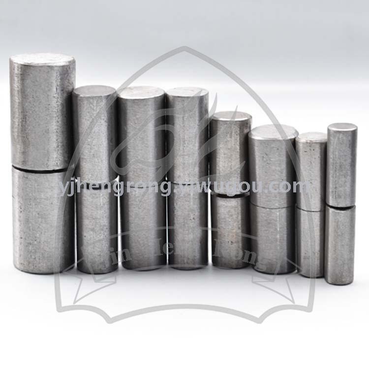 Cylindrical shaft is welded feel to hinge hinge hinge feel hinge is welded to iron shaft feel