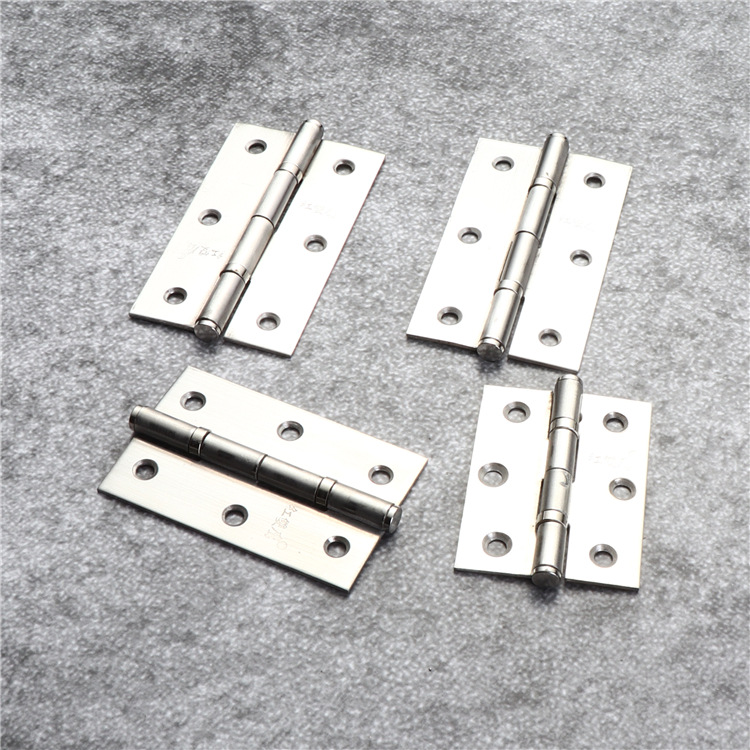 Small Hinge Bearing Sound Canceling Mute Thickened Flat Hinge Stainless Steel