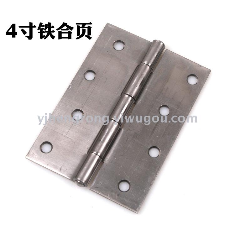 Iron hinge export wooden case bag big cupboard hinges wooden feel feel hinge 4 inch 3 inch, 2.5 inch 1 inch ecru hinges