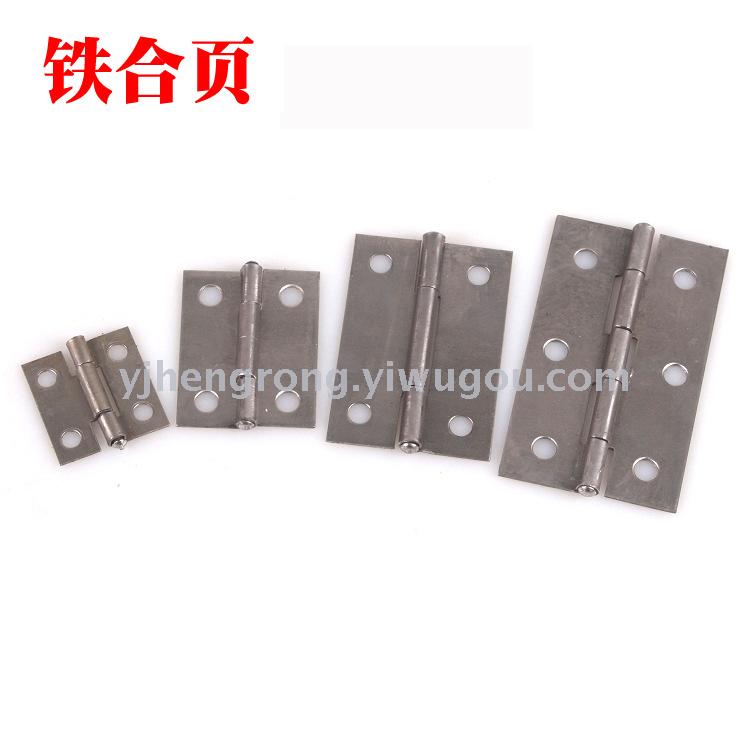 Iron hinge export wooden case bag big cupboard hinges wooden feel feel hinge 4 inch 3 inch, 2.5 inch 1 inch ecru hinges