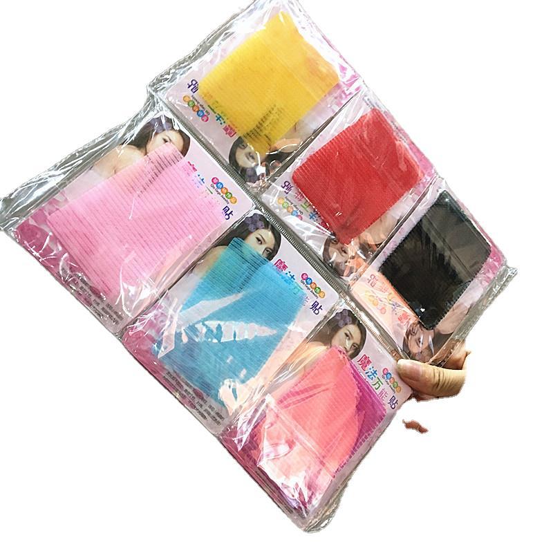 Square Velcro Magic Hair Fringe Grip Stabilizer Pad Korean Style Bangs Fixed Hair Fringe Grip Stabilizer Pad Taobao Gifts Promotional Novelties Wholesale